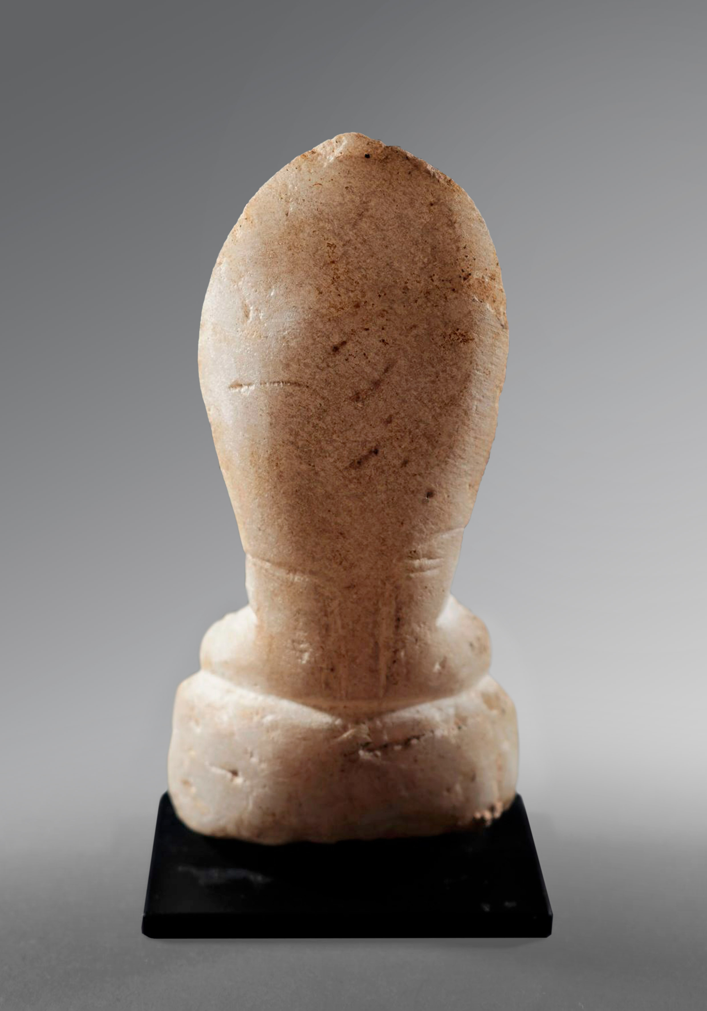 G717.6 A charming alabaster Buddha beneath the Bodhi tree 4.JPG resize