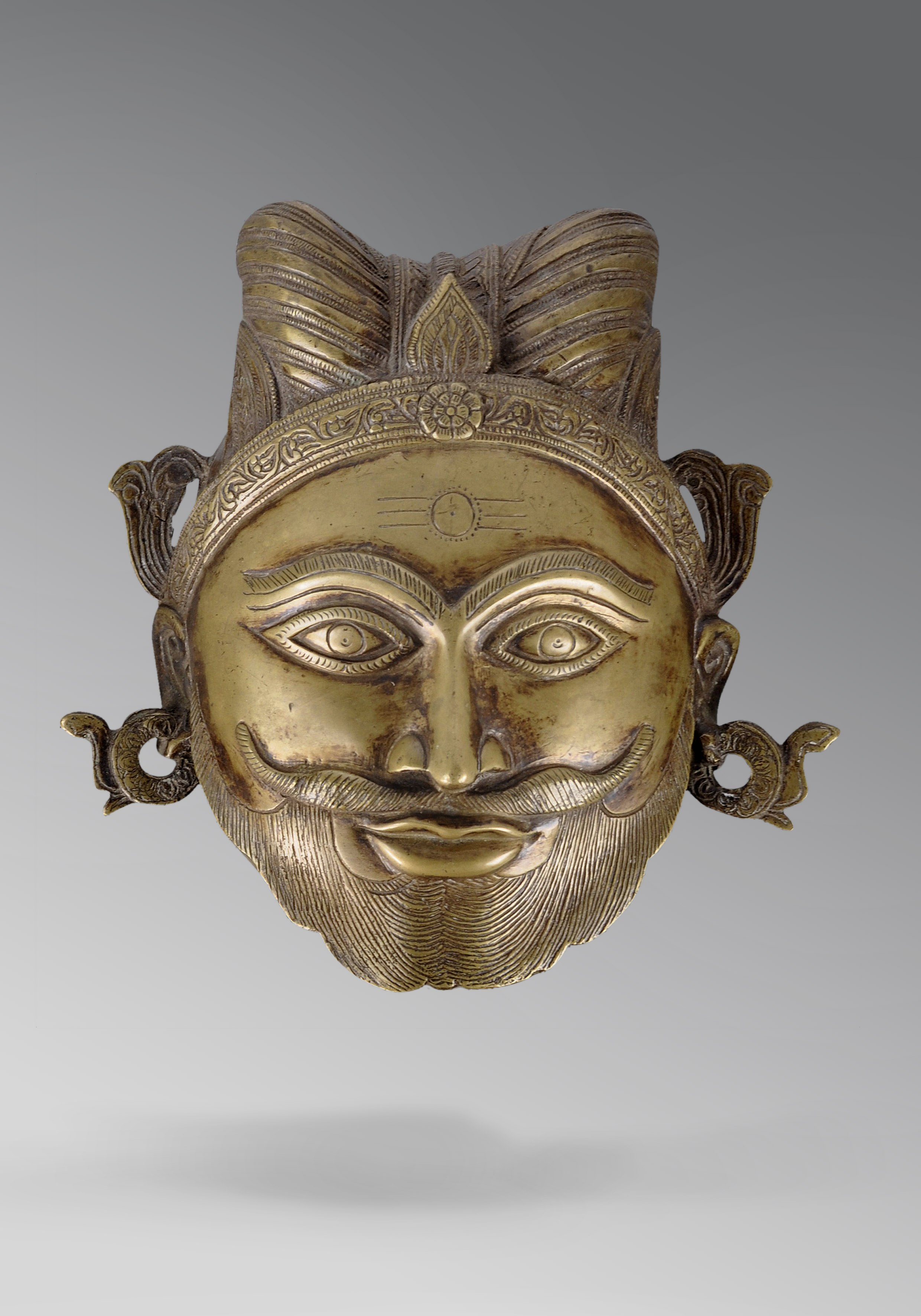 8845 Brass Indian Temple Box 2G